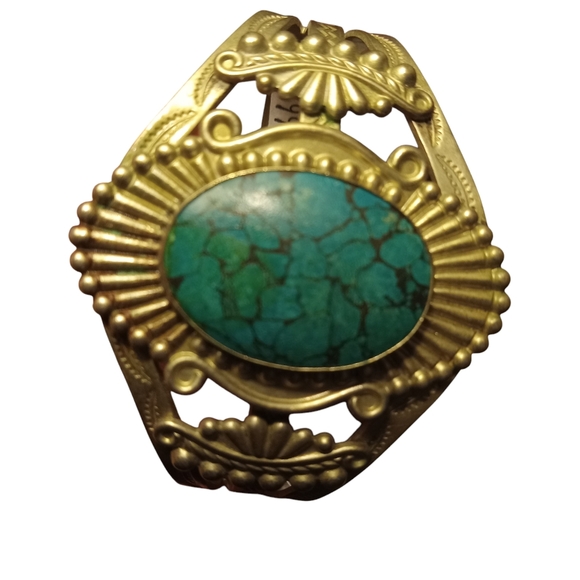 Fred Harvey Jewelry - Vintage Fred Harvey Cuff Bracelet